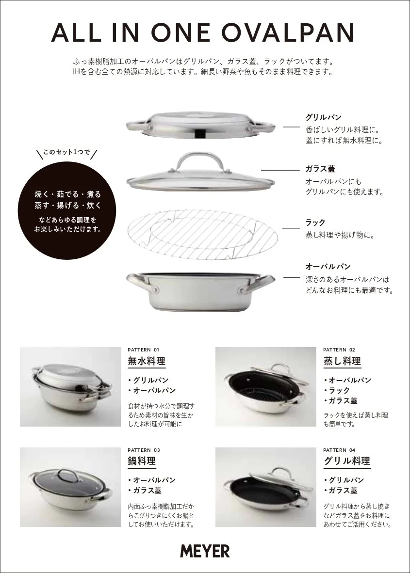 マイヤー　オーバルグリルパンセット マイヤーオーバルグリルパンセット MEYER】マイヤーオーバル